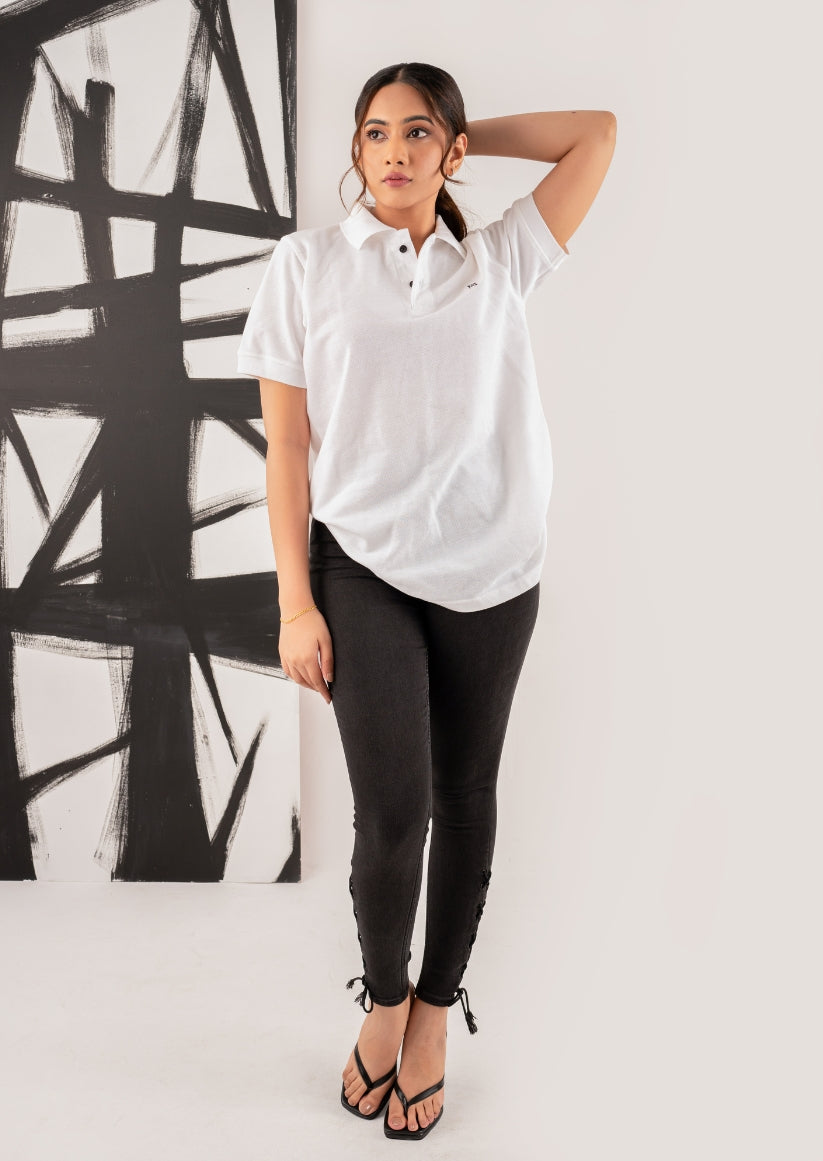 BOW POLO TEE (W) BWC217W