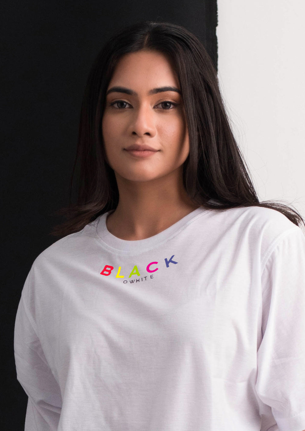OVERSIZED TEE SPECIAL RAINBOW EDITION (WITHOUT BACK PRINT ) BWC044W
