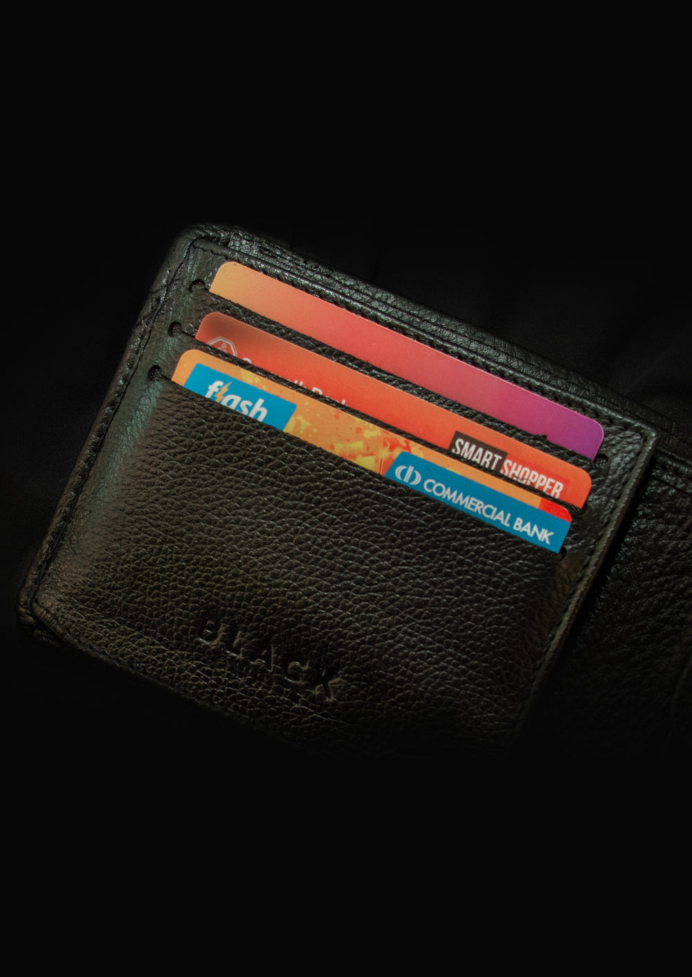 BLACK O WHITE PREMIUM MEN'S WALLET - 1 YEAR WARRANTY