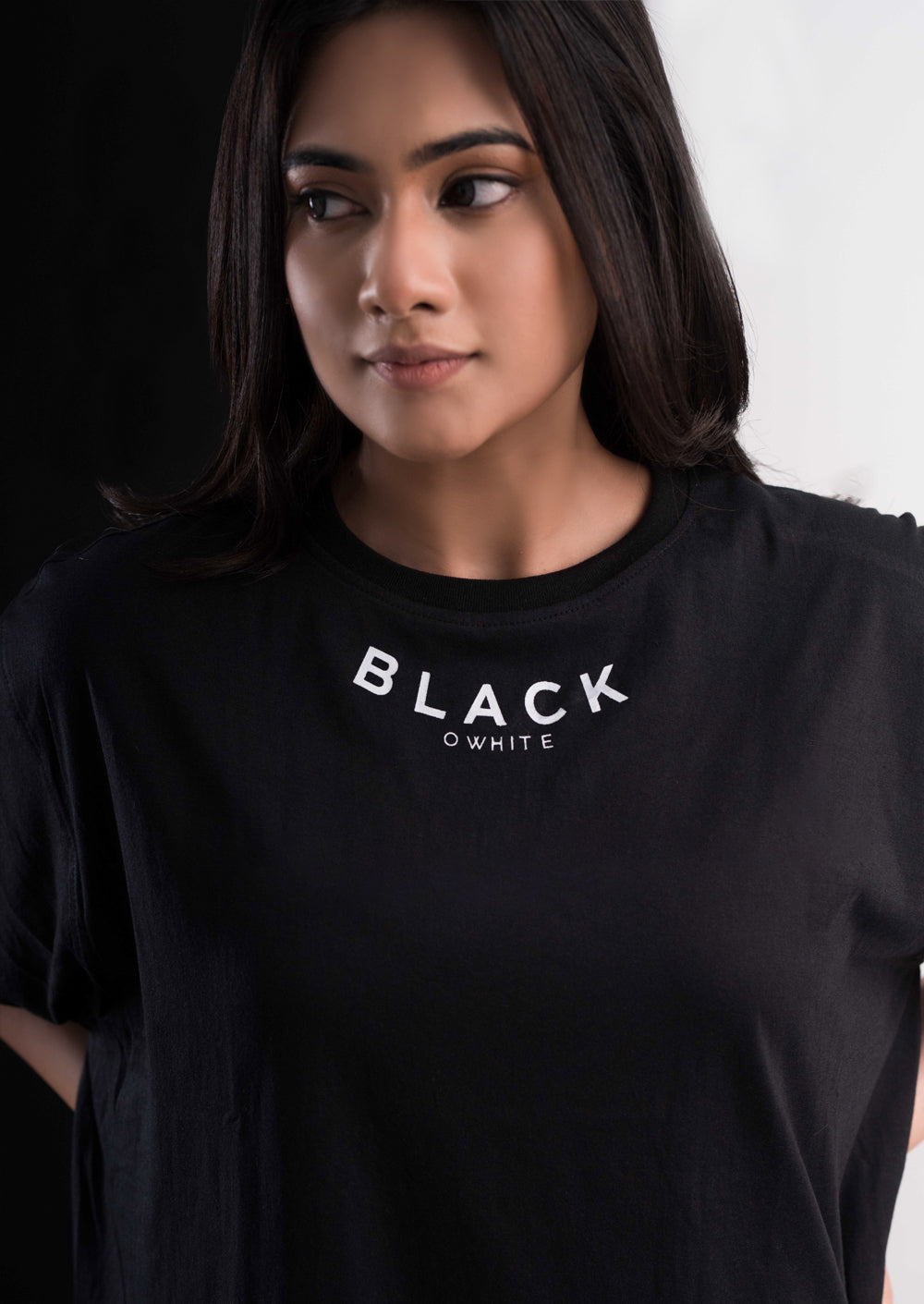 Black oversized Tee Ladies