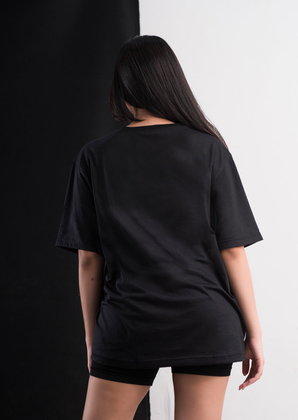 Black oversized Tee Ladies edition 1 (without back print )