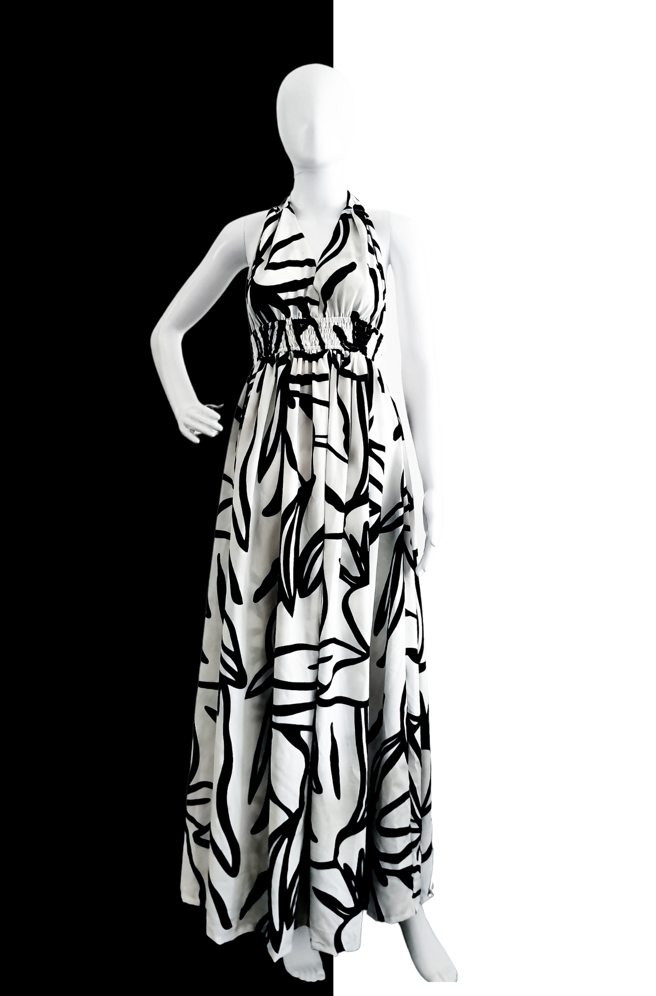 ZEEBRA LONG FROCK BWC124