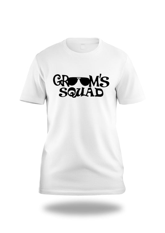 Groom Squad - White T-shirt