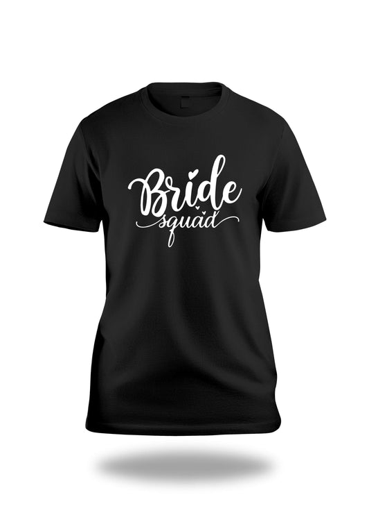 Bride Squad - Black T-shirt